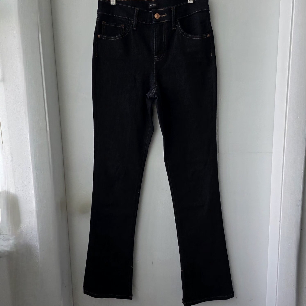 Express Women's Deep Indigo Skinny Jeans - Picture 3 of 4